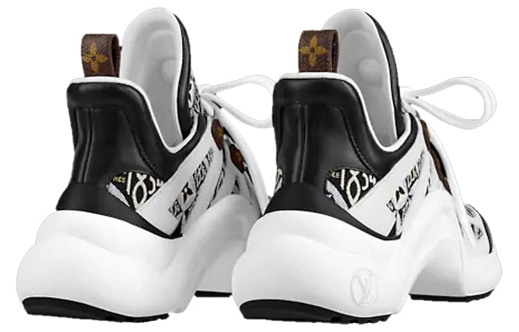 (WMNS) LOUIS VUITTON Archlight 1.0 Sneakers 'White Black Brown' 1A8FLI