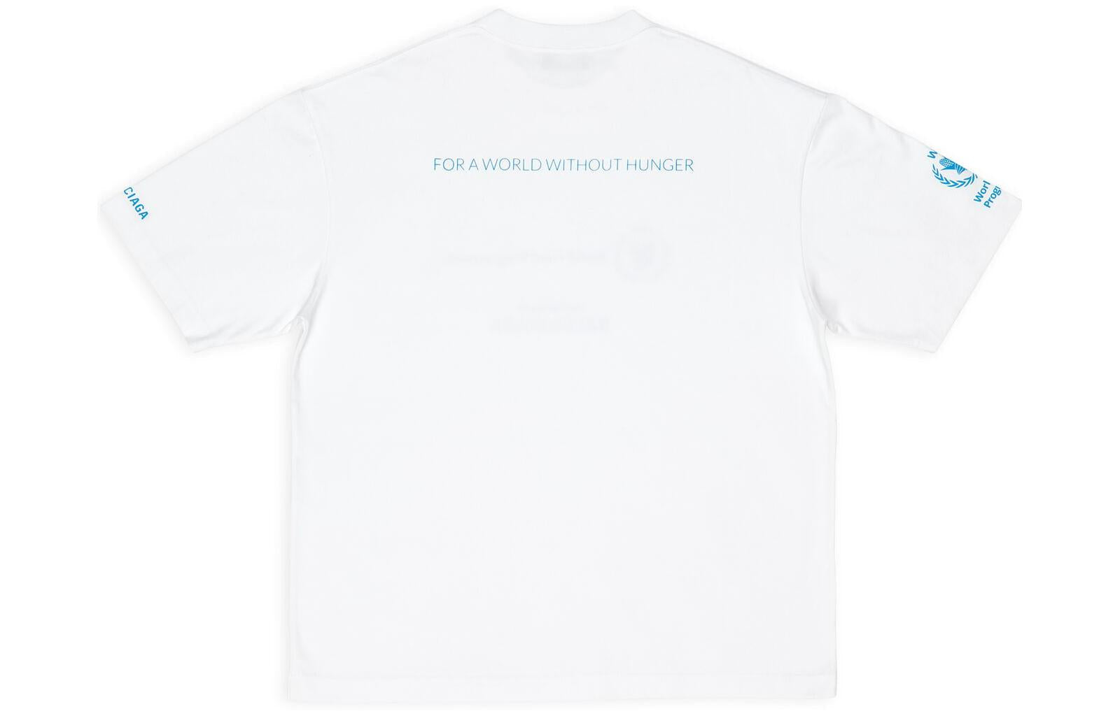 Balenciaga x WFP T-Shirt Medium Fit 'White' 612966TMVL29086