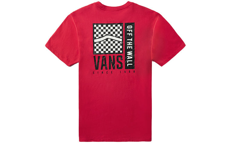 (WMNS) Vans Athleisure Casual Sports Printing Red VN0A4BRFBLK