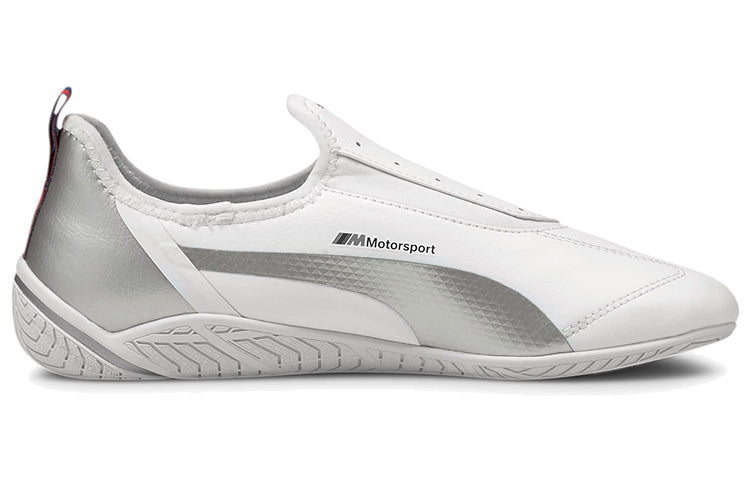 (WMNS) PUMA Bmw M Motorsport Ridge Cat Low Top Running Shoes White/Grey 306636-02