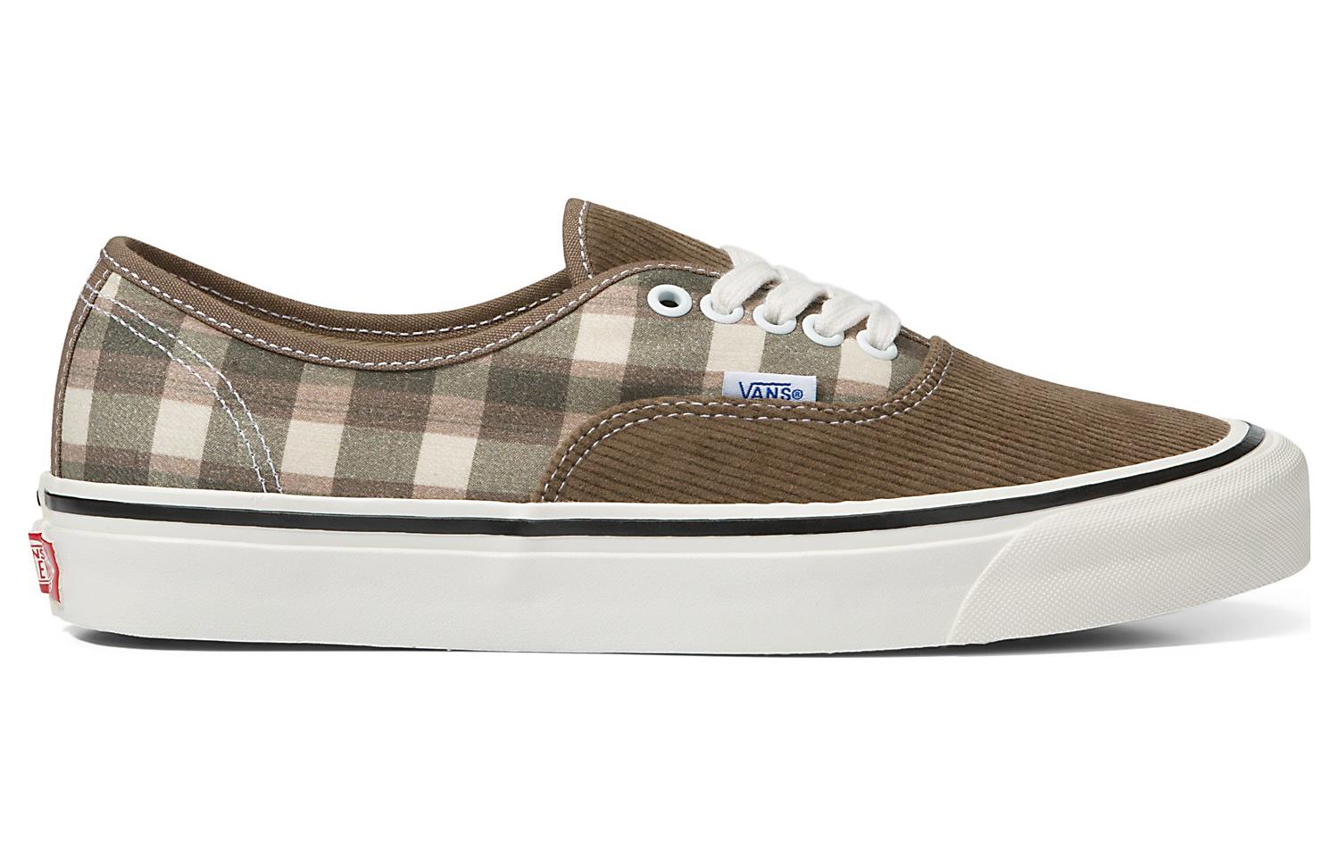 Vans Authentic 44 DX 'Anaheim Factory - Cord Plaid Walnut' VN0005U81NU