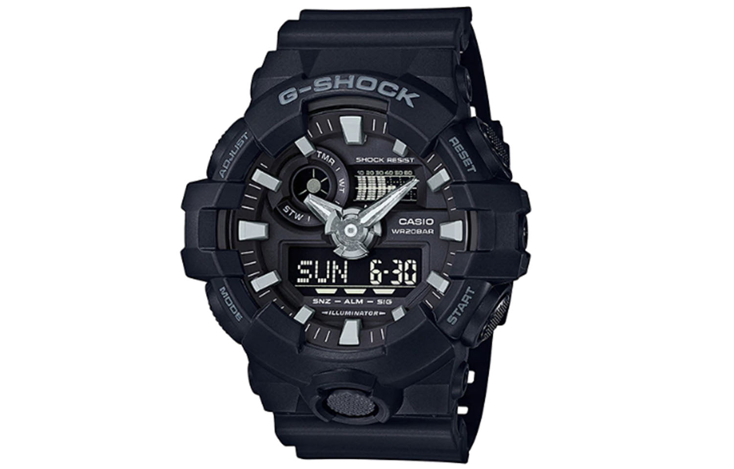 CASIO G-Shock Analog-Digital 'Black' GA-700-1BPR