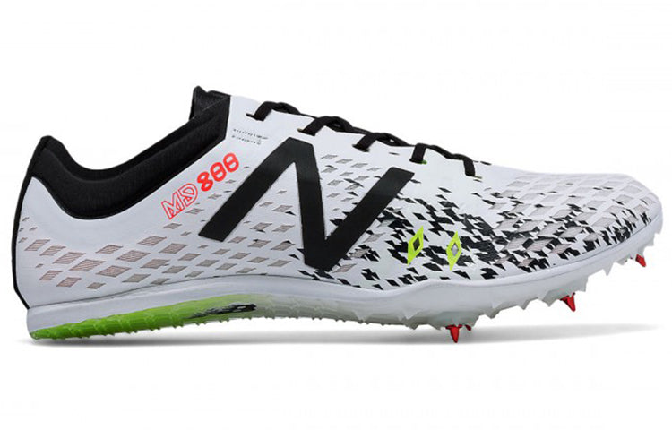 New Balance MD800 v5 Spike 'White Black' MMD800W5