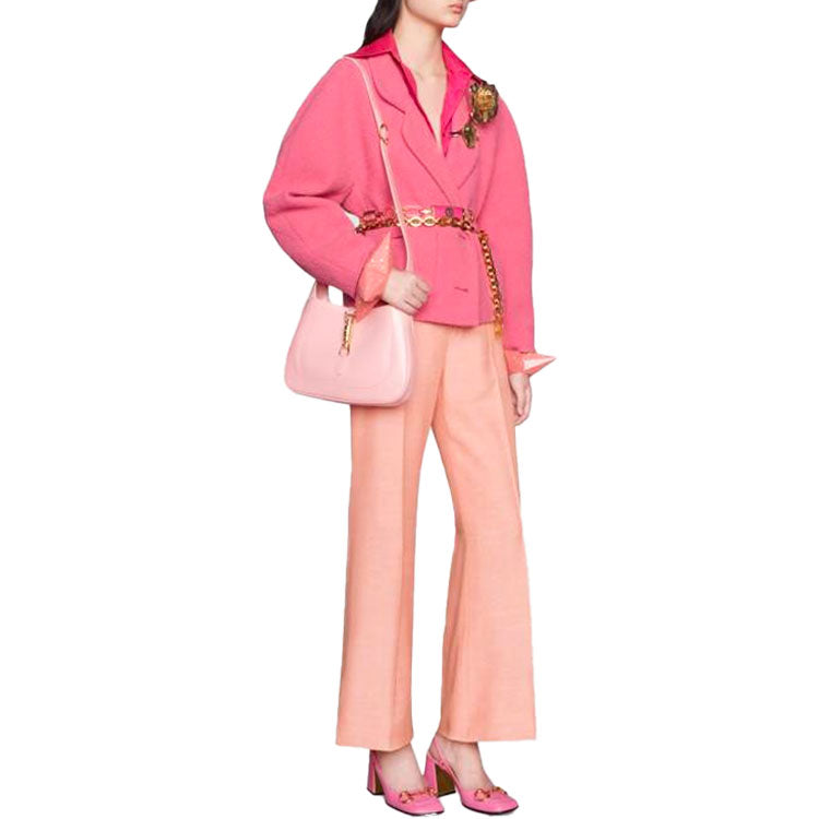 (WMNS) Gucci Orgasmique Flared Trousers 'Pink' 624955-ZADZ3-5260