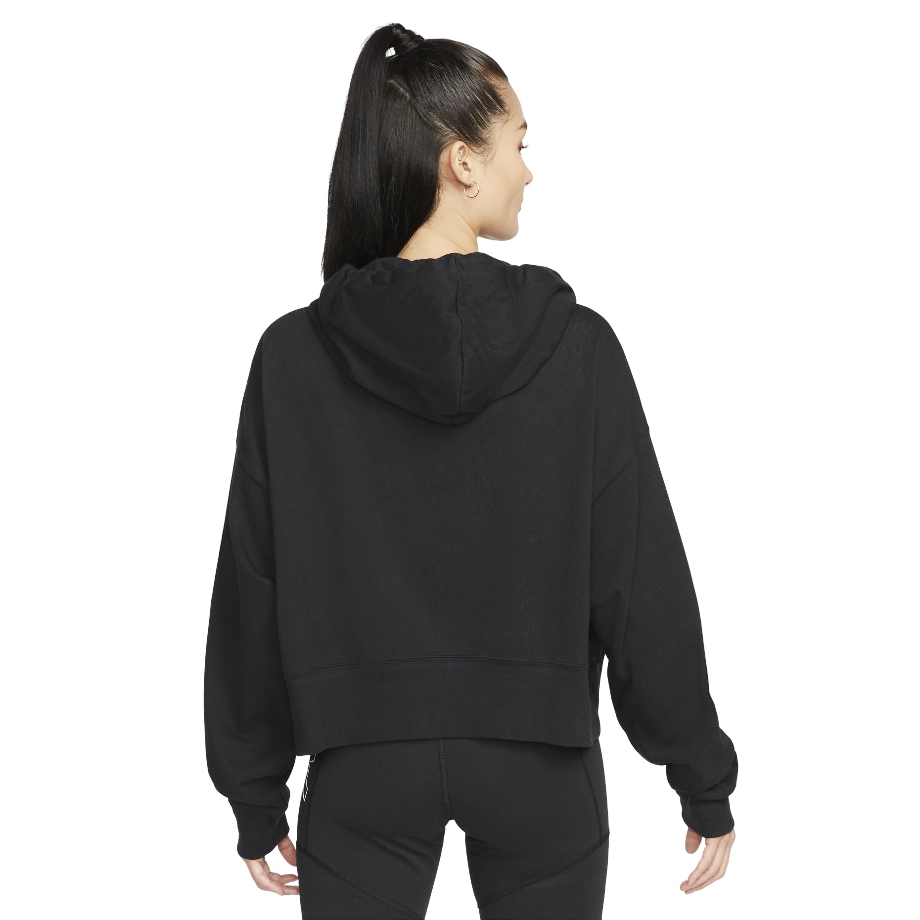 (WMNS) Nike Nsw Pullover Hoodie 'Black' DM6418-010