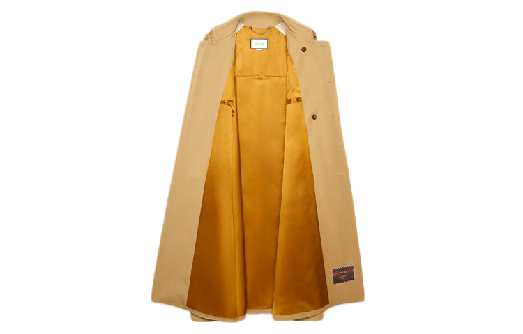 Gucci Boutique Wool Trench Coat For Men Camel 624417-ZAEA3-2025