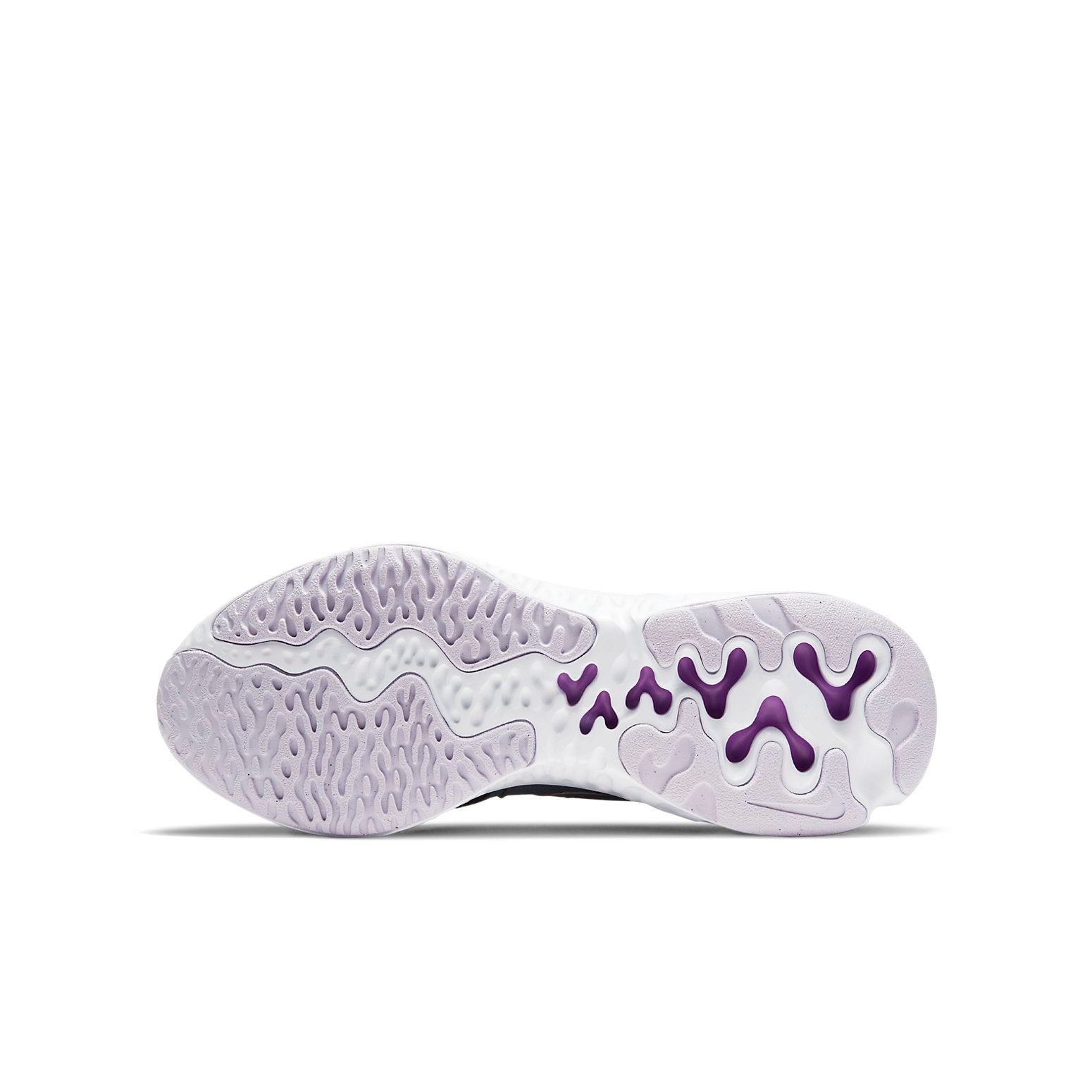 (GS) Nike Renew Run 'Black White Purple' CT1430-008