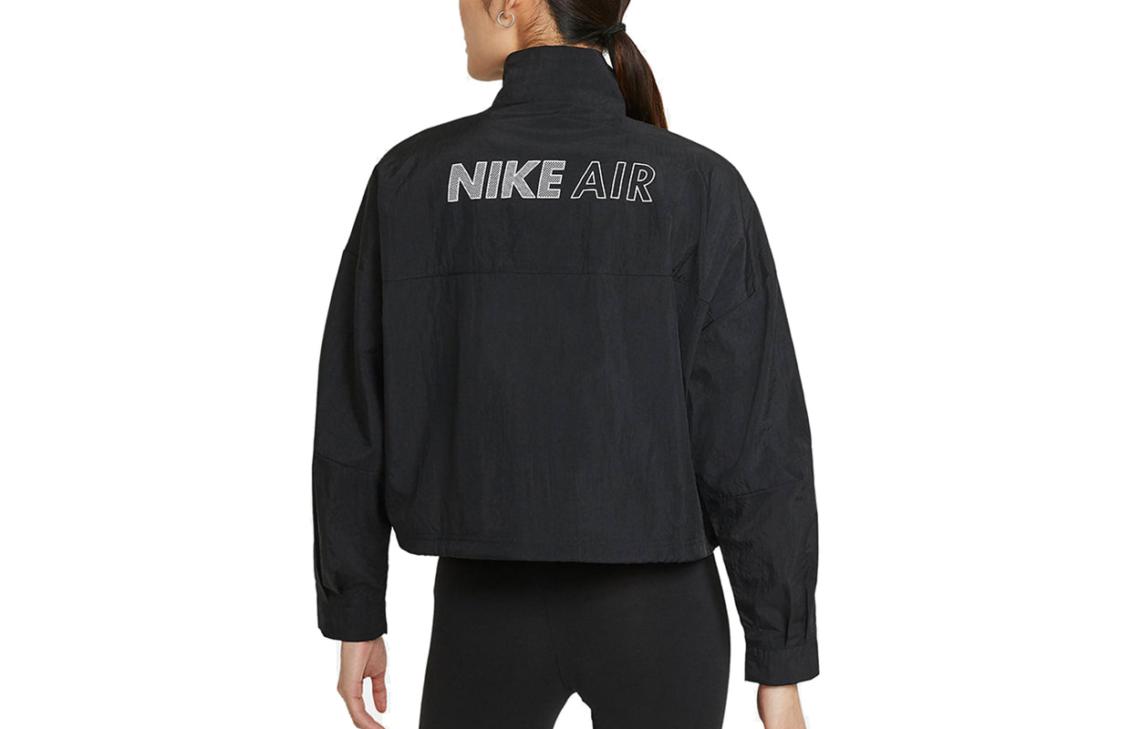 (WMNS) Nike Stand-up Collar Woven Jacket Black CZ9346-010