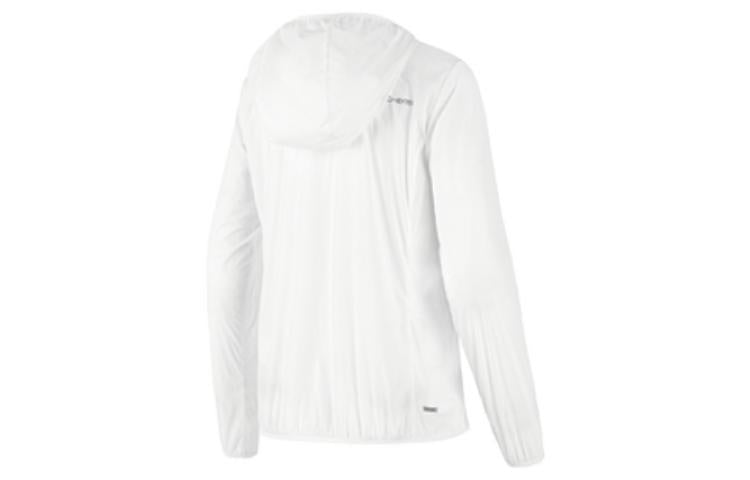 (WMNS) Skechers Logo Printed Woven Jacket 'White' P223W081-0019