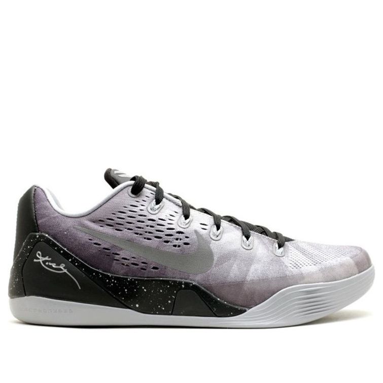 Nike Kobe 9 EM Premium 'Black Metallic Silver' 652908-001