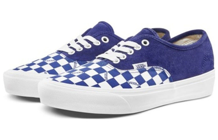 Vans OG Authentic LX 'True Blue Checkerboard Toe' VN0A45JJVQD