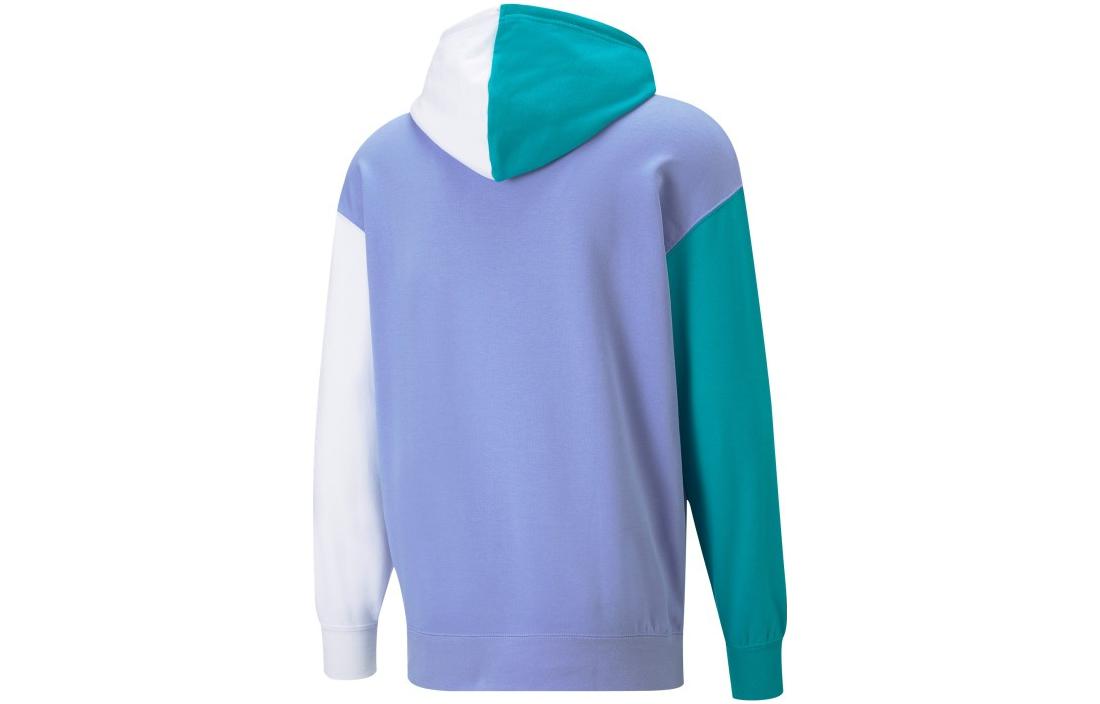 PUMA Colorblock Fandom Logo Hoodie 'Purple' 537749-23