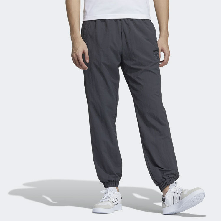 adidas neo M Ce C+ Wv Tp Athletics Sports Woven Bundle Feet Long Pants Gray GP4886