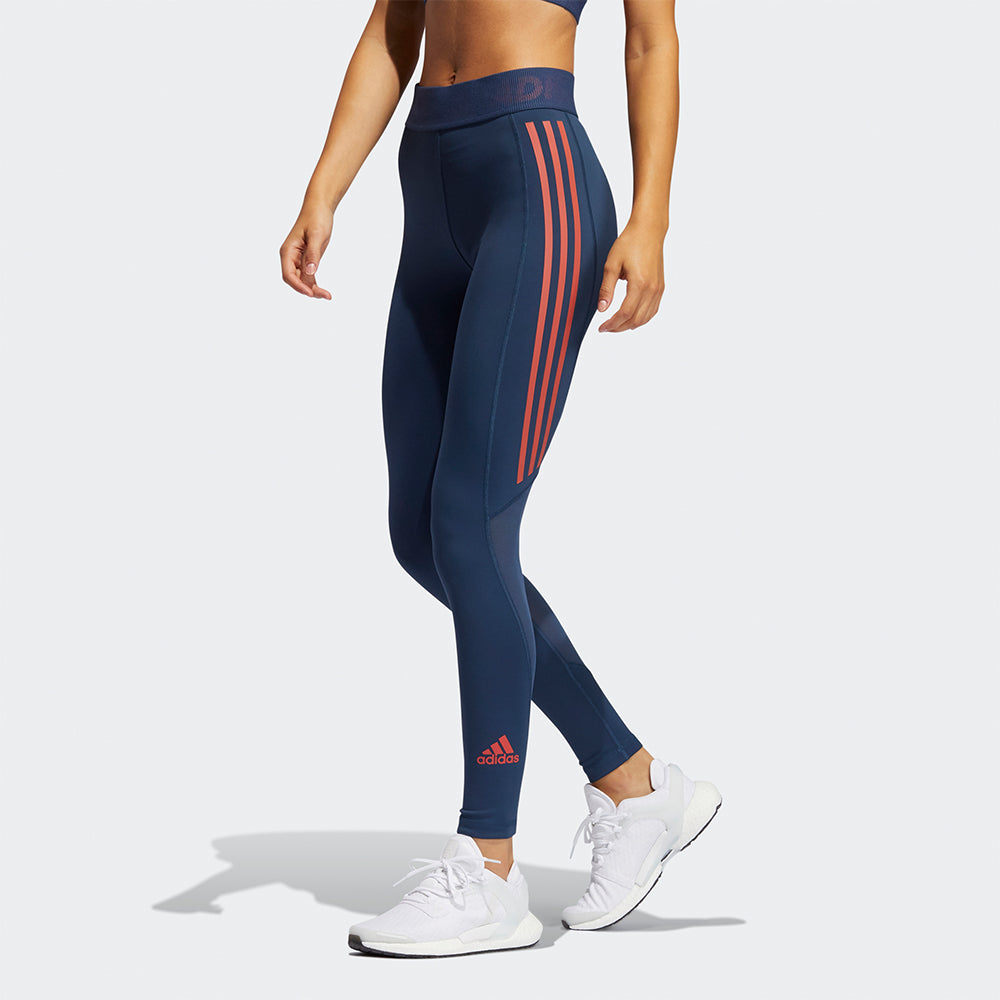 (WMNS) adidas TF Turf L 3S Sports Leggings Blue GM2850