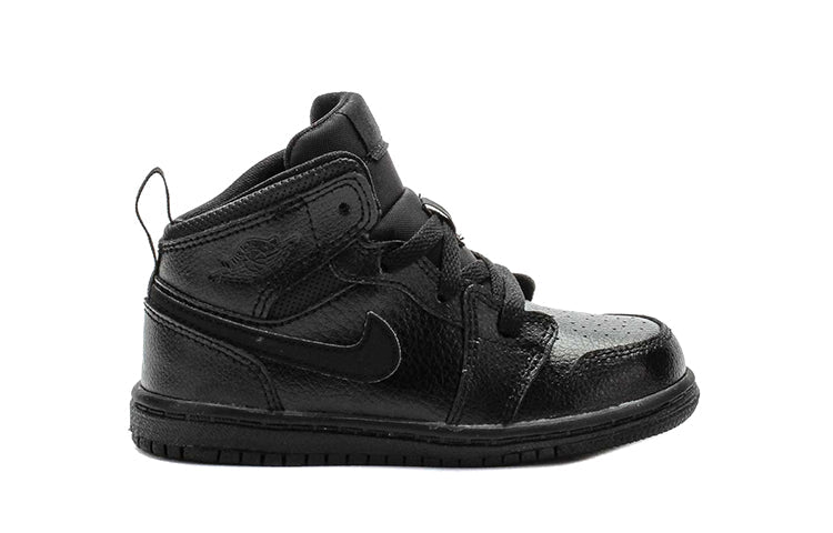 (TD) Air Jordan 1 Mid 'Black' 640735-030