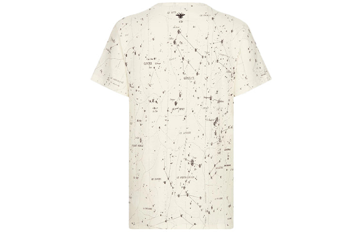 DIOR Zodiac Pattern Short Sleeve White 113T03A4474-X0200