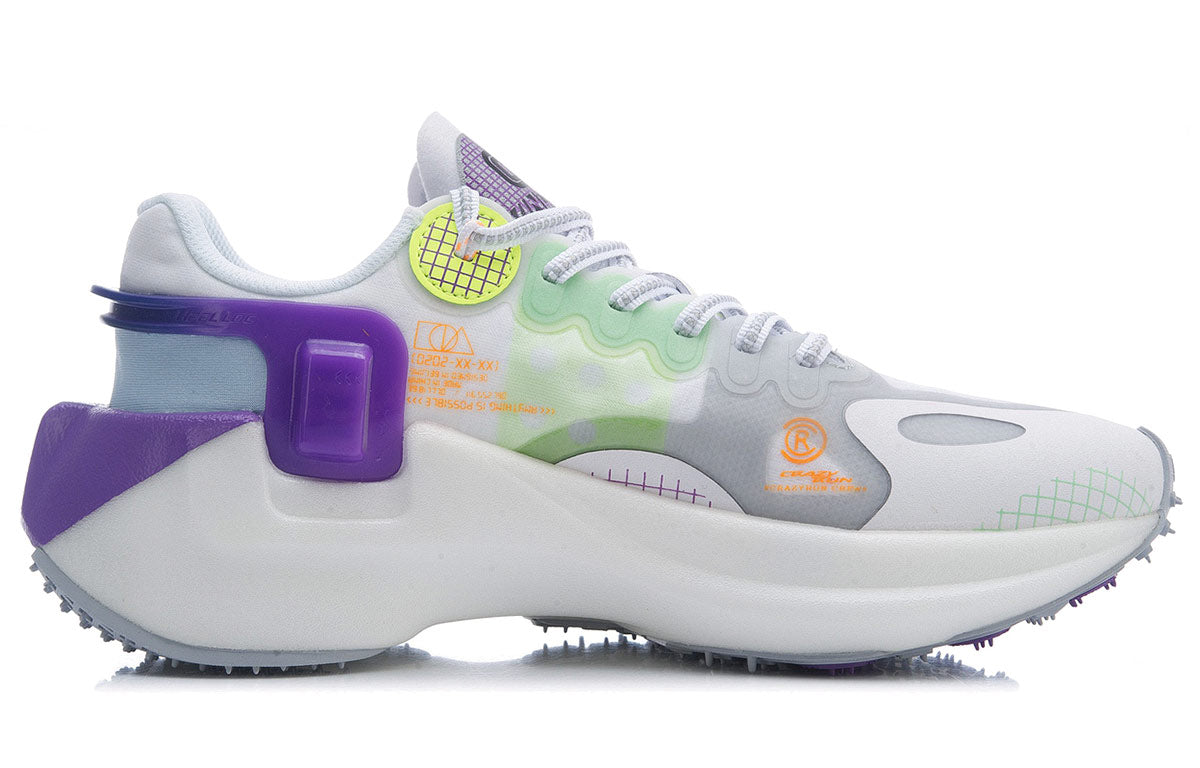 (WMNS) Li-Ning Wind Range Essential 'White Grey Purple' ARHR054-1