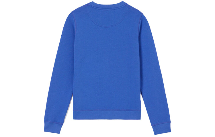 (WMNS) KENZO Embroidered Tiger Head Round Neck Blue Hoodie F962SW7164X7-80