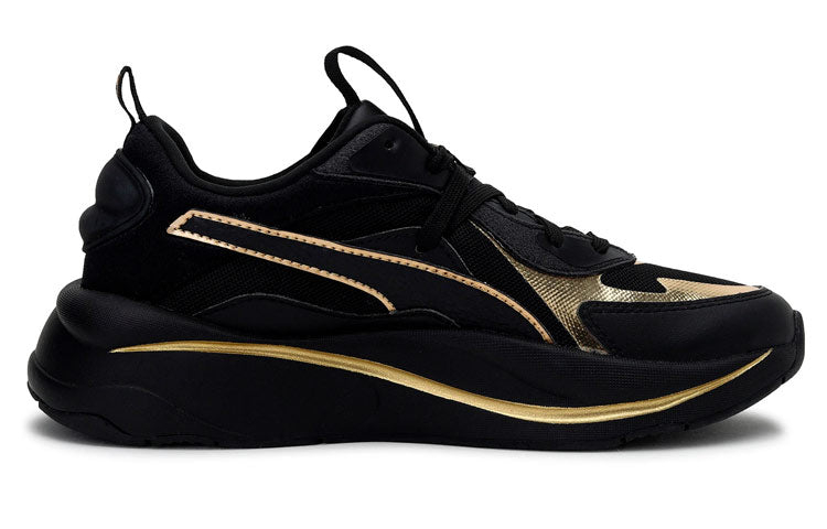 (WMNS) PUMA RS-Curve Glow 'Black Team Gold' 375174-04