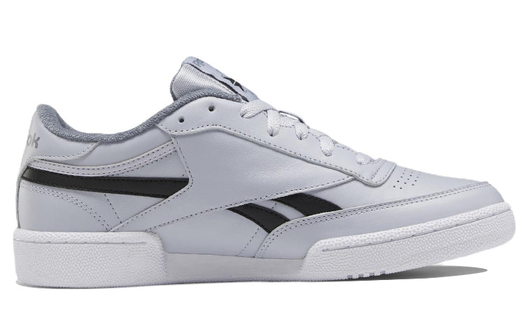 Reebok Club C Revenge Low Tops Casual Skateboarding Shoes Unisex Gray Black EF3221