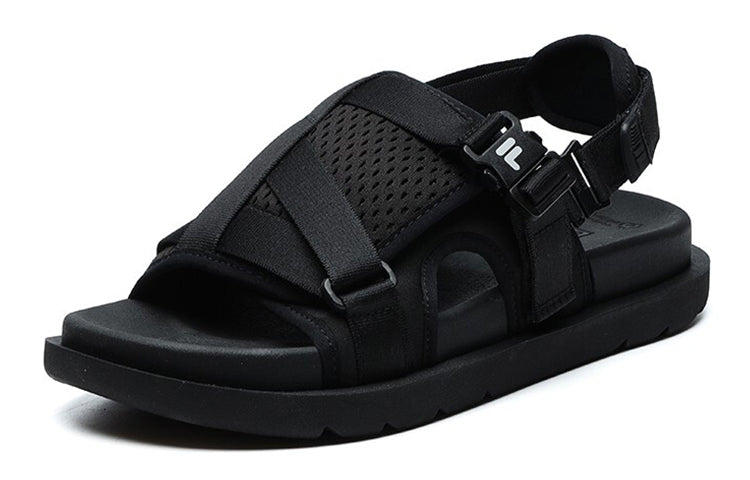 (WMNS) Fila Fusion Sandals 'Black' T12W125402FBK