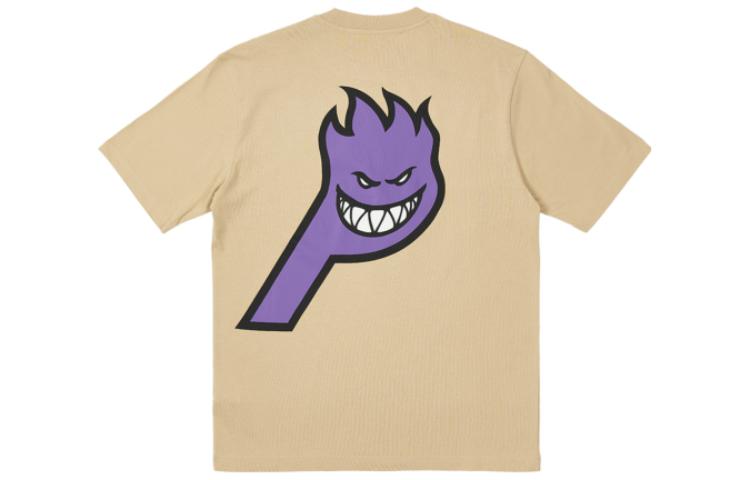 Palace x Spitfire P-Head T-Shirt 'Sand' P24STS006