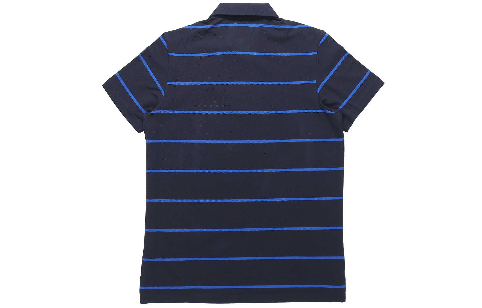 adidas YARN DYE Casual Stripe Short Sleeve Polo Shirt Blue FT2832