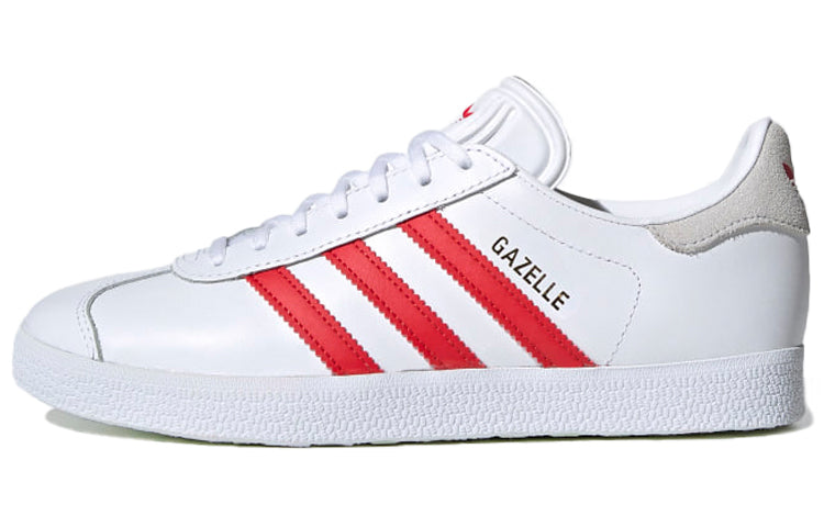 (WMNS) adidas Gazelle 'White Red' FU9909