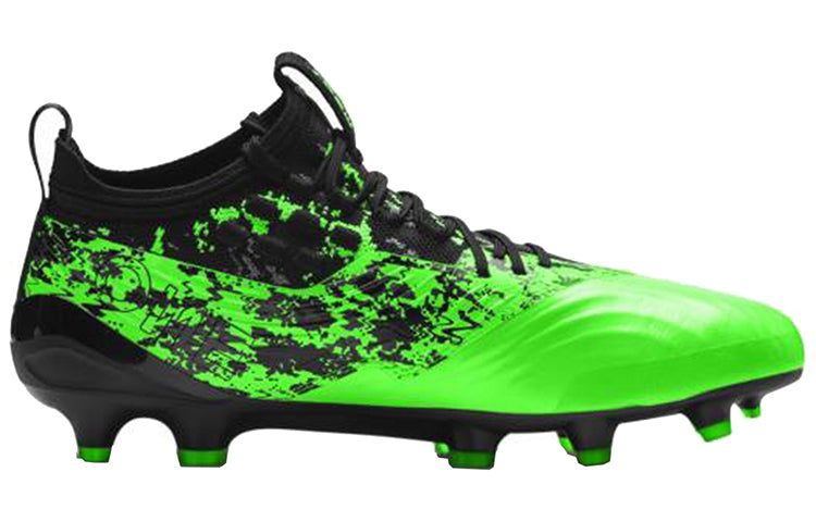 PUMA One 19.1 FG AG 'Black Green Gecko' 105479-04
