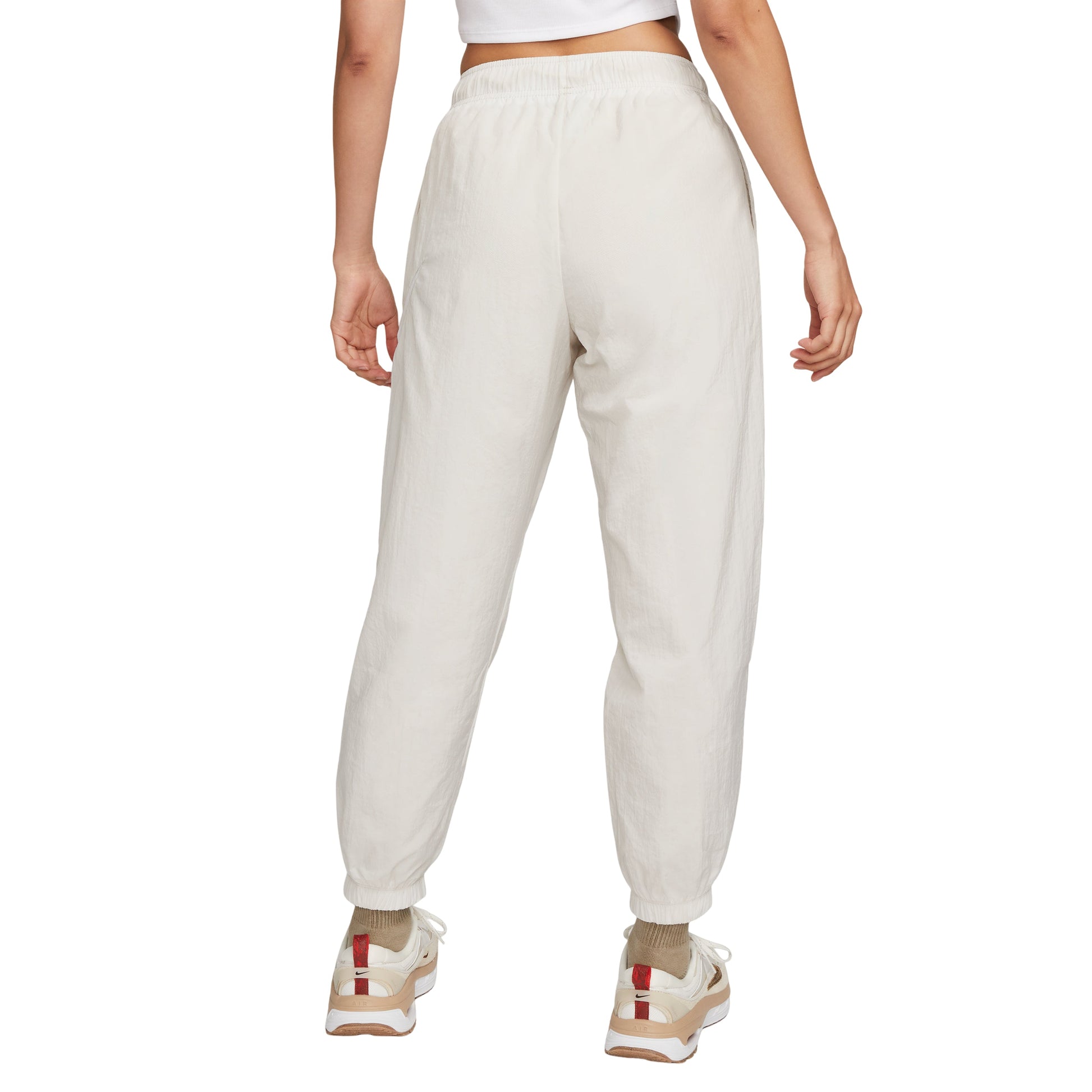 (WMNS) Nike Sportswear Essential Mid-Rise Trousers 'White' DM6184-104