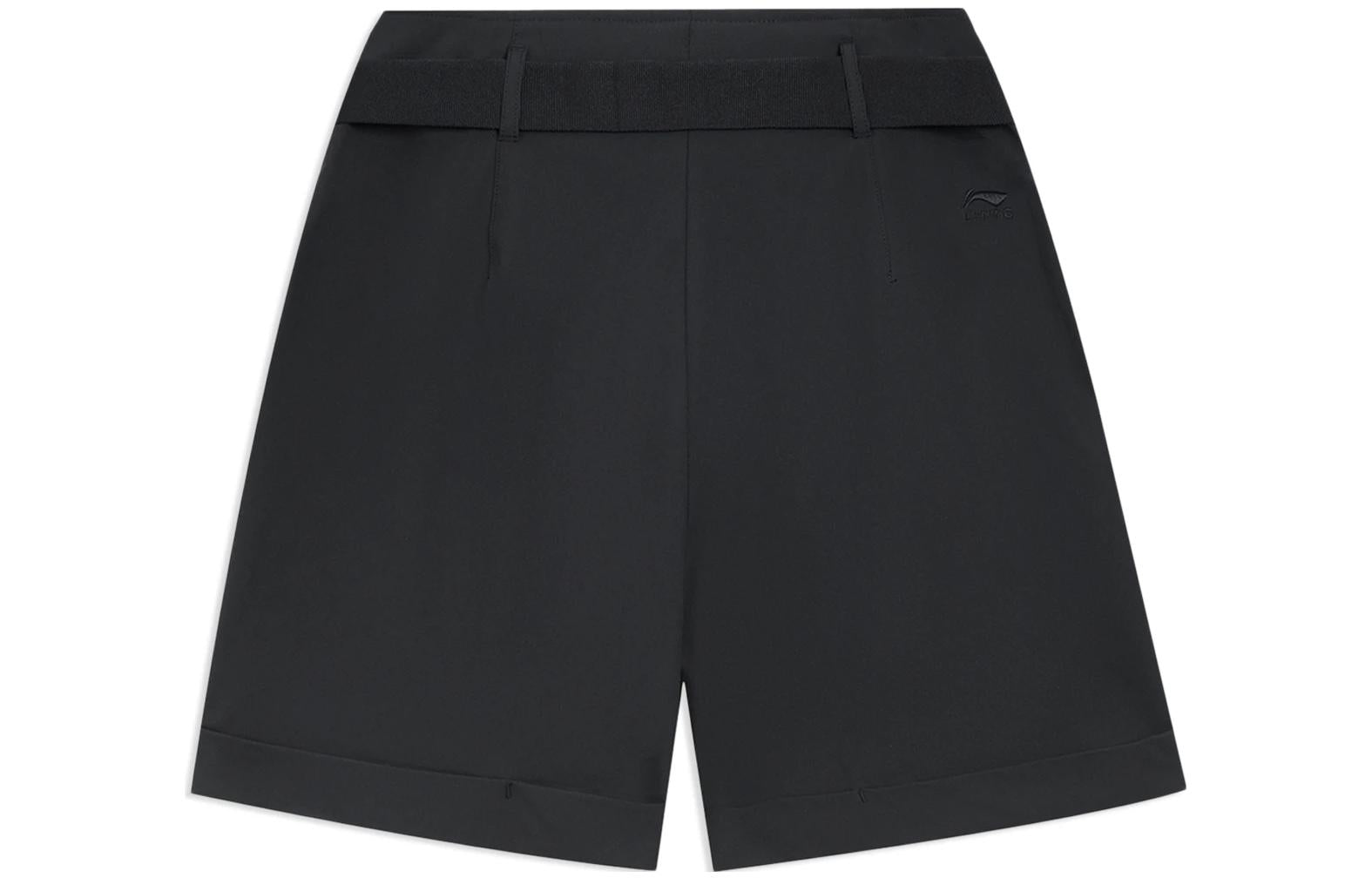 (WMNS) Li-Ning x Disney Graphic Shorts 'Black' AKSS120-2