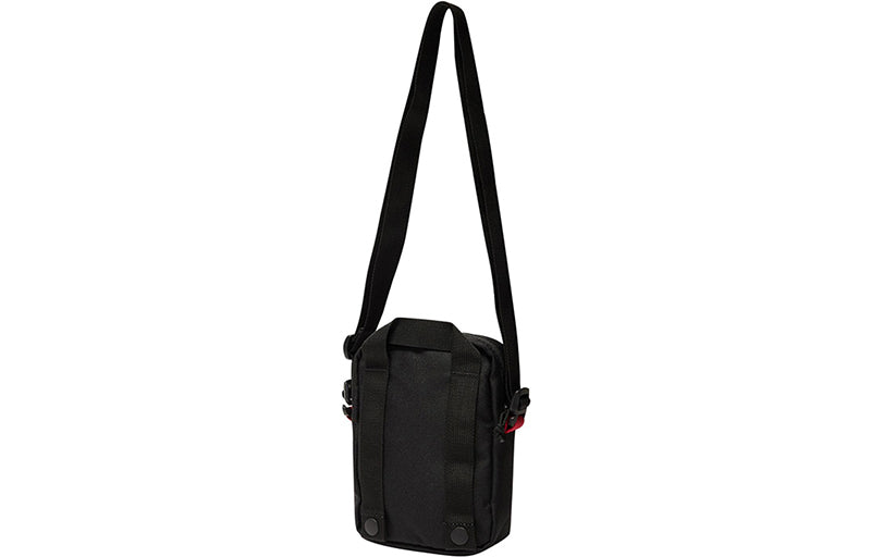PUMA AC Milan Square Shoulder Bag 'Black Red' 07826705
