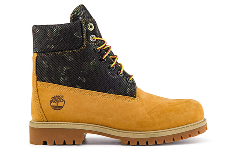 Timberland Heritage 6 Inch Boot 'Wheat Nubuck with Camo' A2KJZW
