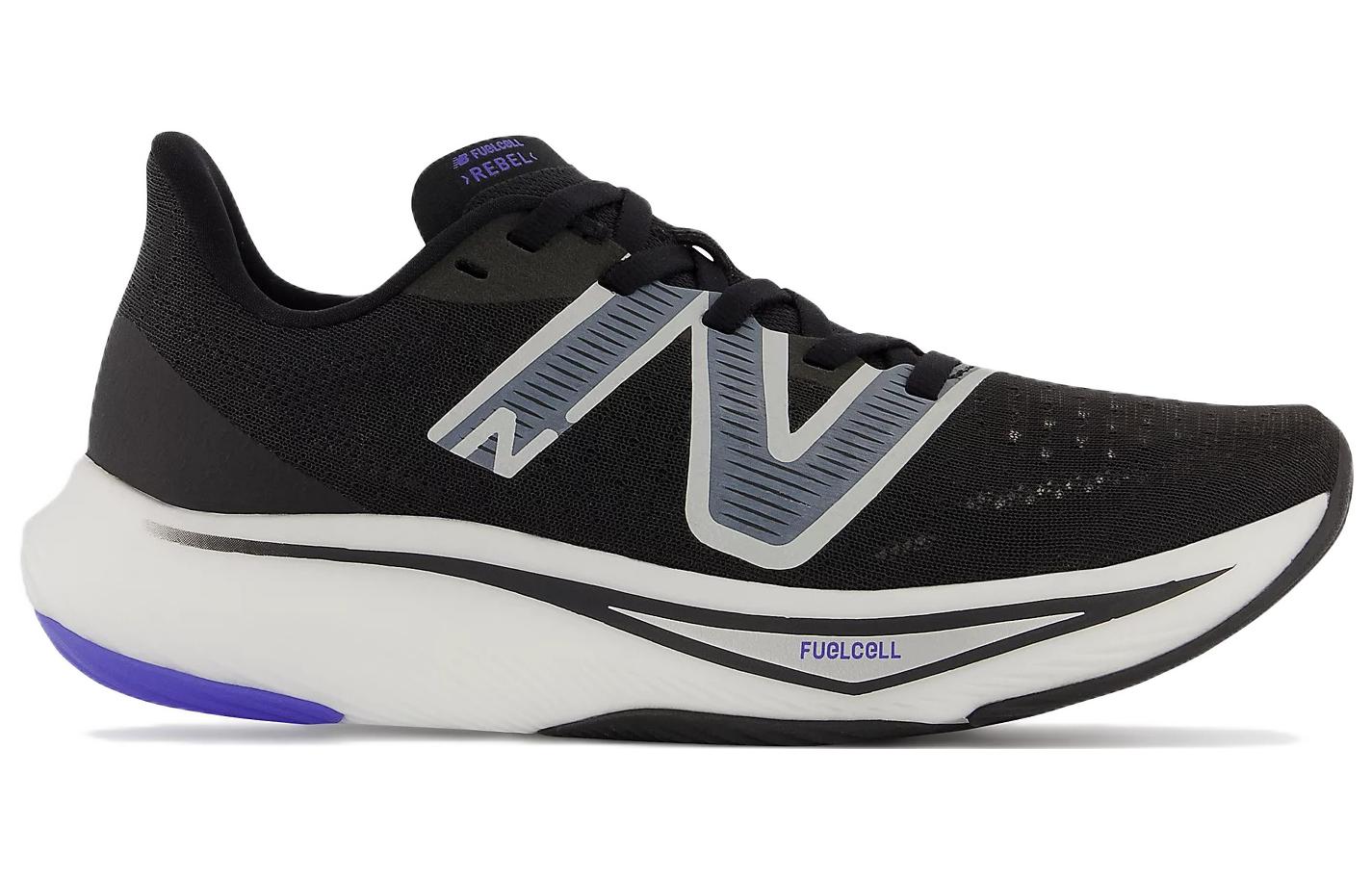 (WMNS) New Balance FuelCell Rebel v3 'Black Vibrant Spring Glo' WFCXMB3