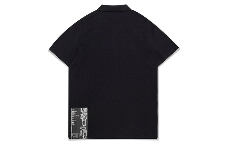 FILA FUSION Sports Short Sleeve POLO Black T11M021112F-BK