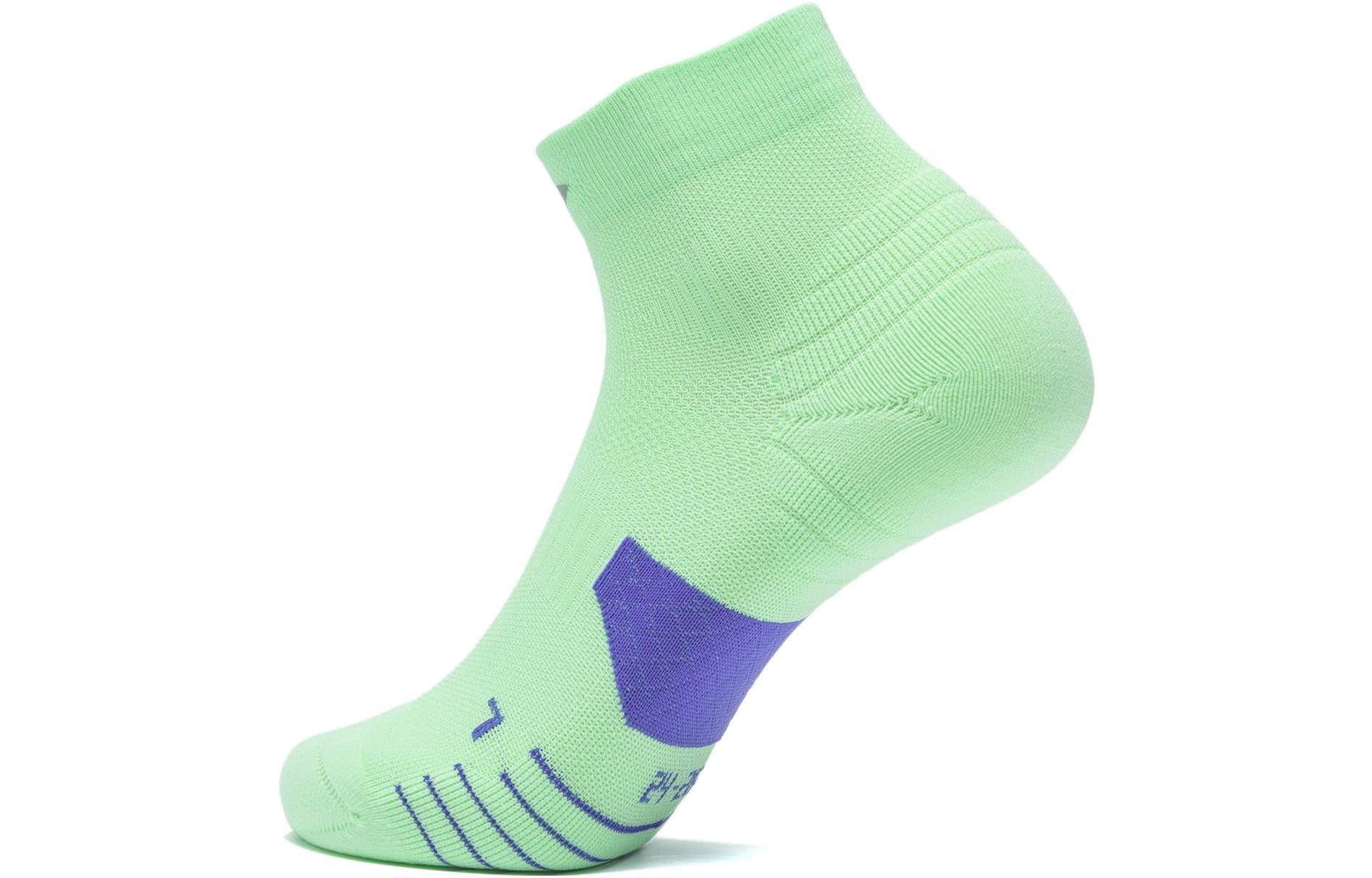 Li-Ning Cushion Ankle Socks 'Green' AWST103-23
