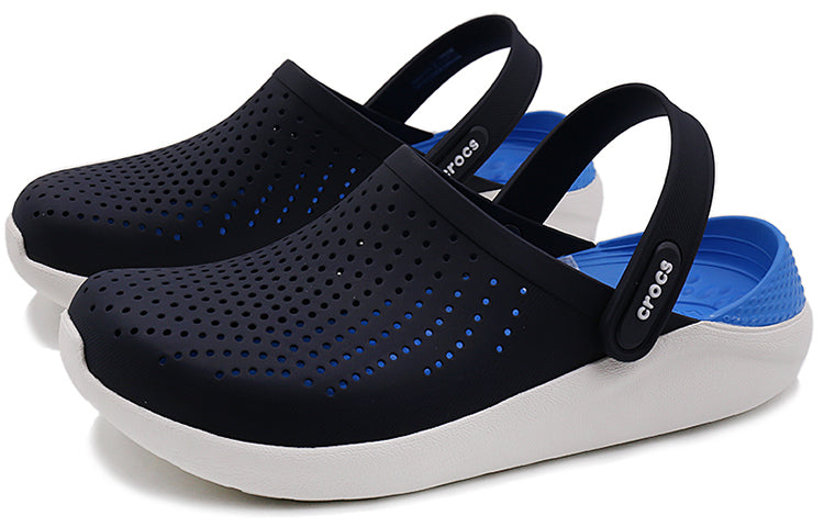 Crocs LiteRide Outdoor Flat Heel Sports Blue Sandals 204592-462