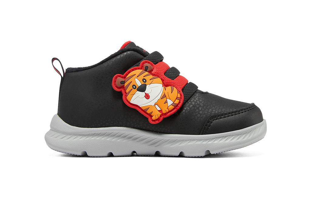 (TD) Skechers Tiger Comfy Casual Shoes 'Black Red' 407226N-BKRD