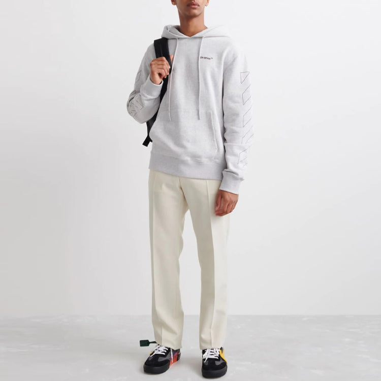 Off-White SS22 Logo Printing Version Gray OMBB097C99FLE0010808
