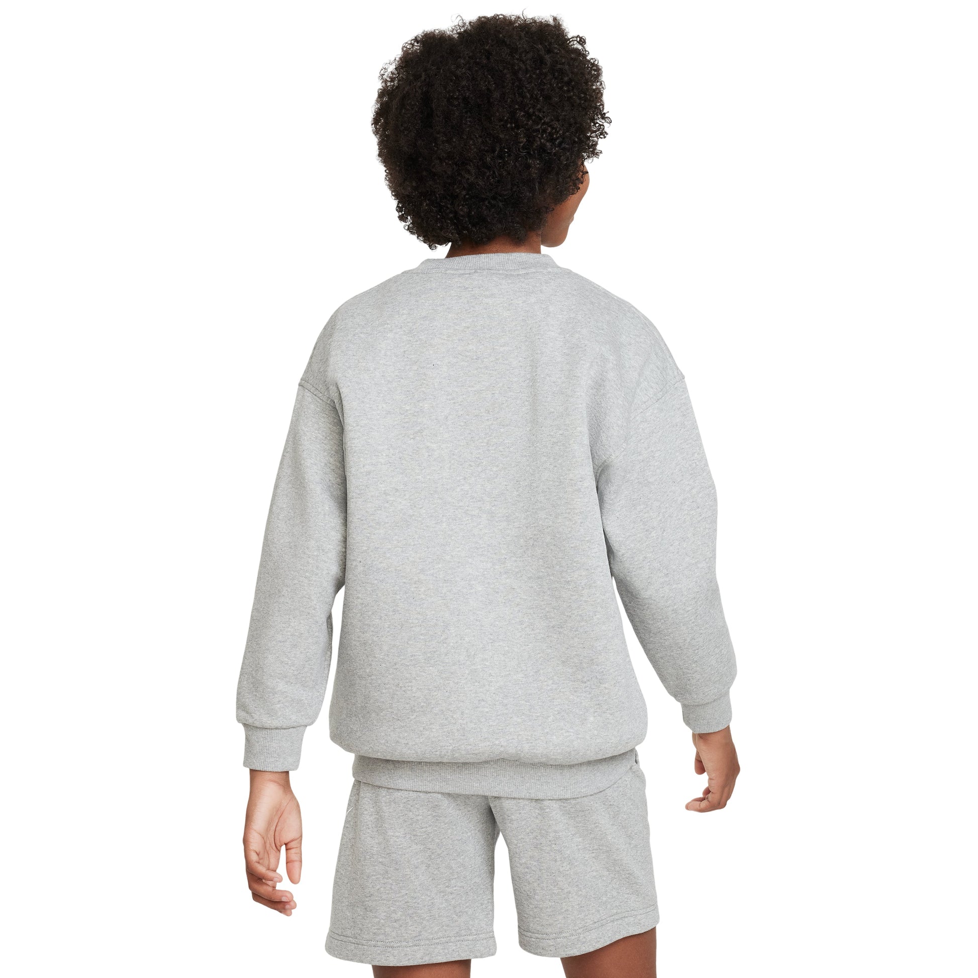 (GS) Nike Sportswear Club Fleece Oversized Sweatshirt 'Grey' FD2923-063