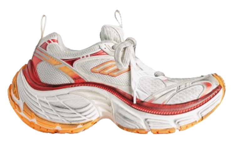 (WMNS) Balenciaga 10XL Sneakers 'White Red and Orange Mesh TPU and Rubber' 792778W2MV29670