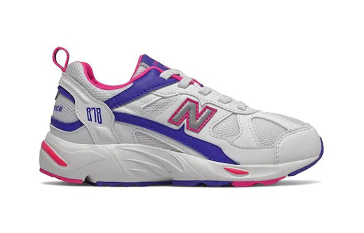 (GS) New Balance 878 Shoes 'White Blue Pink' PV878AA