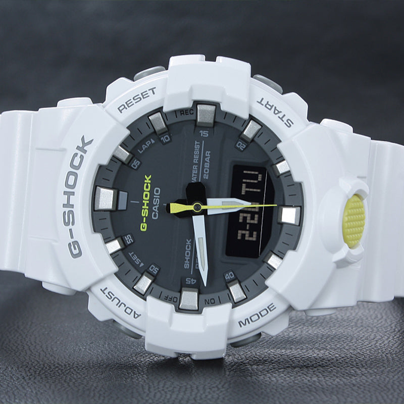 CASIO G-Shock Analog-Digital 'White' GA-800SC-7A