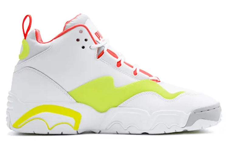 PUMA Source Mid Buzzer 'White Yellow' 370598-02
