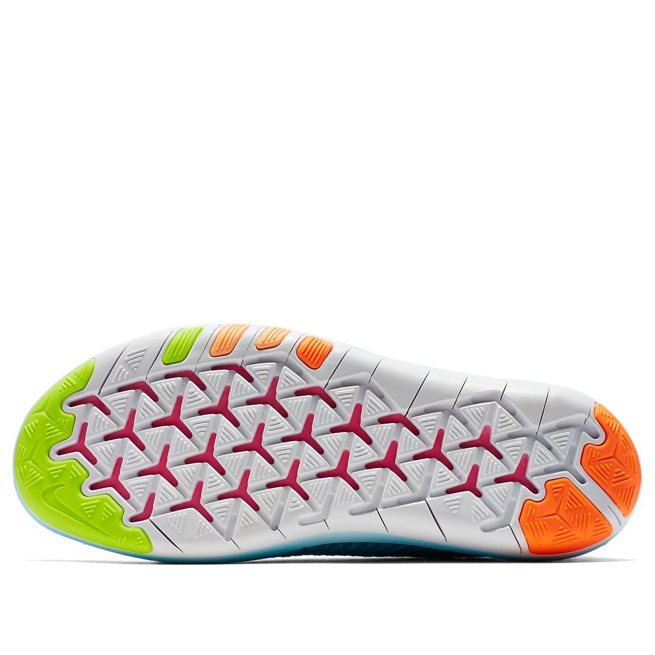 (WMNS) Nike Free Transform Flyknit 'Gamma Blue Total Orange' 833410-400
