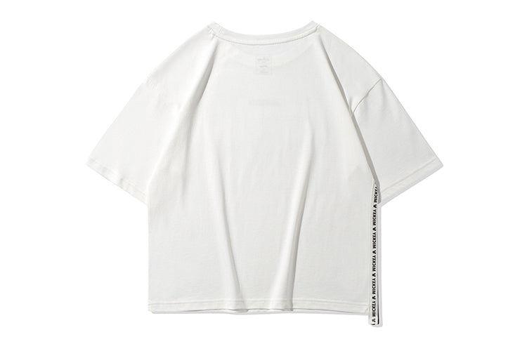 Li-Ning x Disney Crossover Loose Casual Sports Short Sleeve White ATSQ114-5