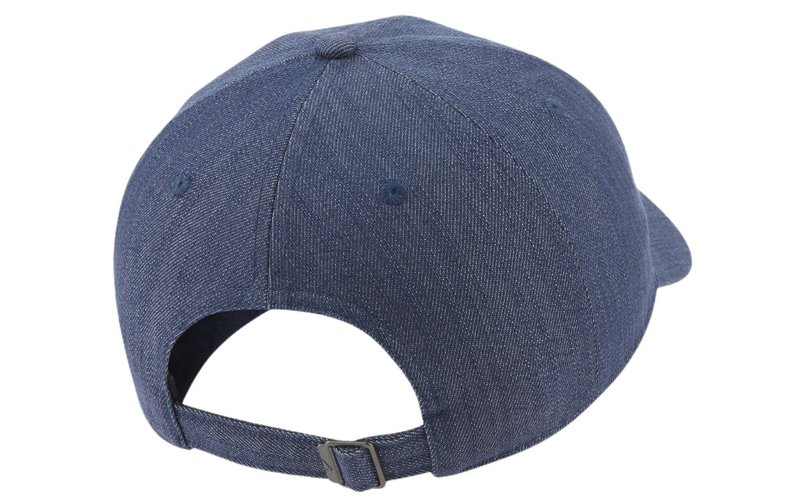 Nike Sportswear Heritage86 Swoosh Denim Hat 'Midnight Navy' DJ6220-410