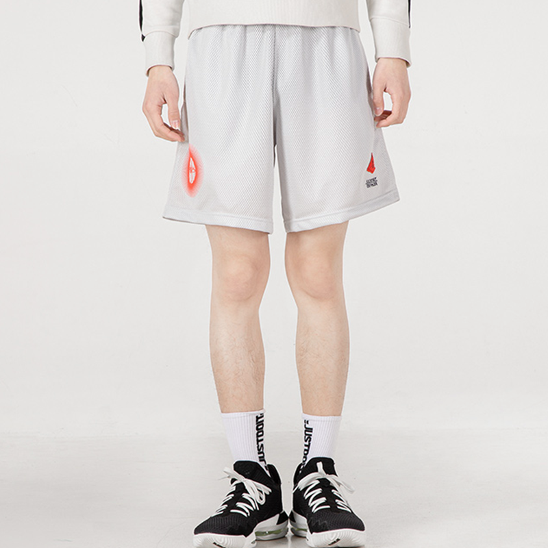 Men's Nike Cozy Basketball Training Breathable Sports Shorts White DA6703-025