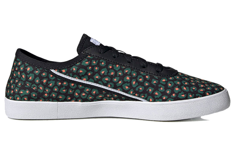 (WMNS) adidas neo Courtflash X 'Black Green' EH2549