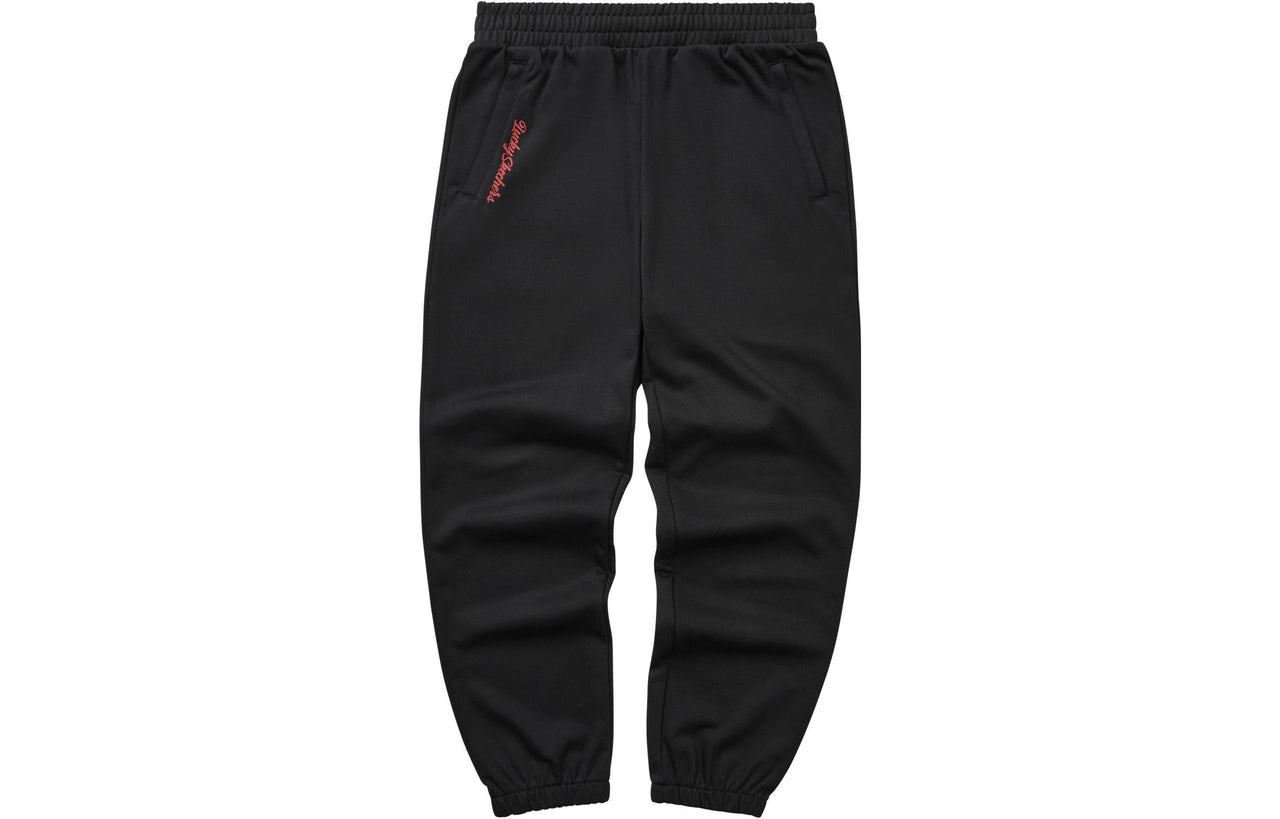 Skechers CNY Series Letter Printed Knit Sport Pants 'Black' L124M029-0018